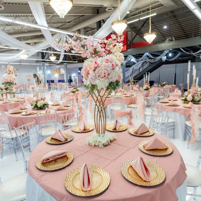 Event celebration setup at Let's Celebrate Event Venue in Overland Park