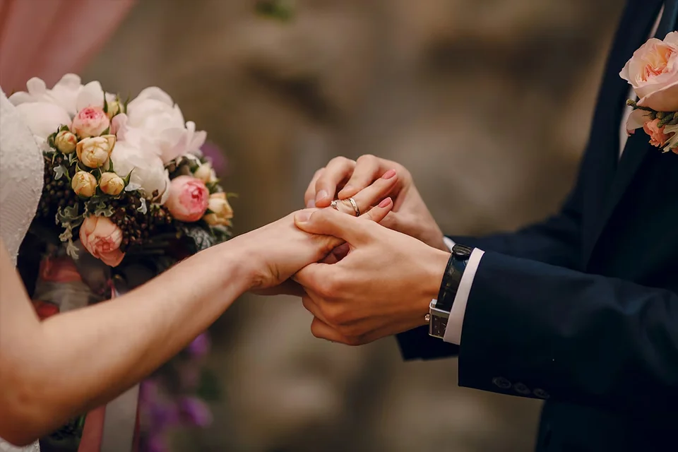 Elegant wedding reception setup at Let's Celebrate Event Venue in Overland Park